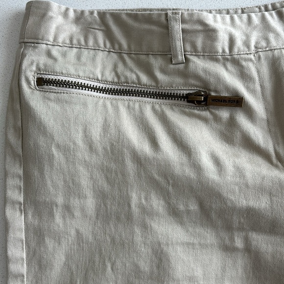 Michael Kors Women's Size 6 Khaki Zipper Pockets Pants - Picture 3 of 7